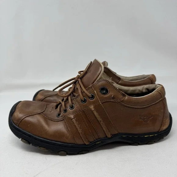 Dr Martens 90s Y2K Air Wair Brown Leather Shoes Mens 10 EU 43 Womans 11 Classic - Picture 4 of 10